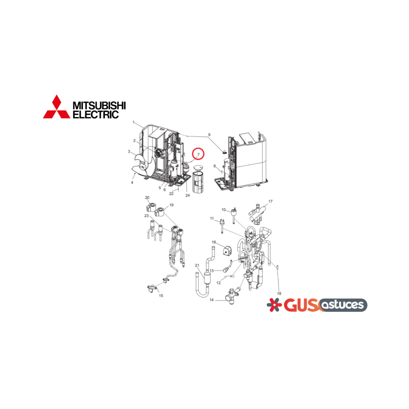Sonde G4WW01202 Mitsubishi