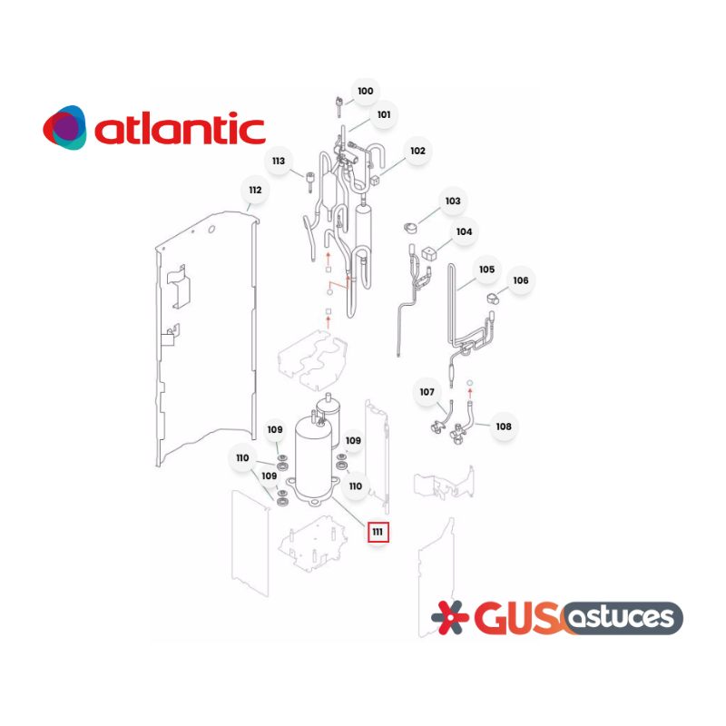 Compresseur 169396 Atlantic