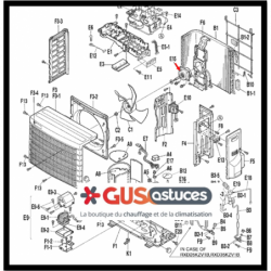 Moteur ventilation 1213690 Daikin