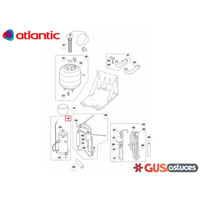 Compresseur 922508 Atlantic