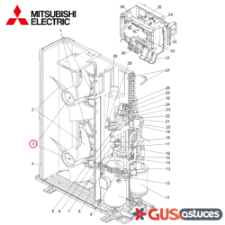 Hélice R01E12115 Mitsubishi