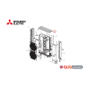 Tôle du dessus R01E27641 Mitsubishi