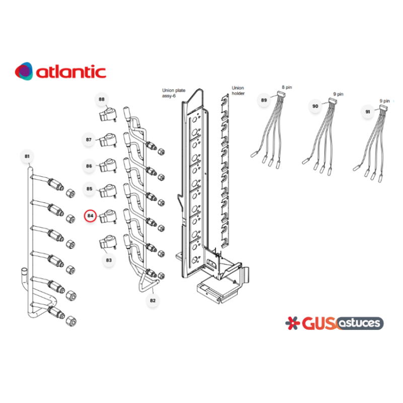 Bobine détendeur 892418 Atlantic