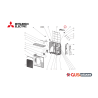 Carte Inverter E2762M451 Mitsubishi