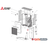 Bobine soupape expansion E27Y98493 Mitsubishi