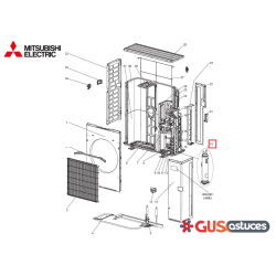 Bouteille accumulatrice E27Y96932 Mitsubishi