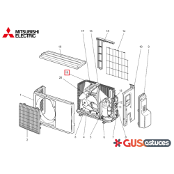 Échangeur E22K01630 Mitsubishi