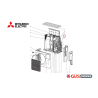 Vanne d'arrêt gaz E22D36661 Mitsubishi