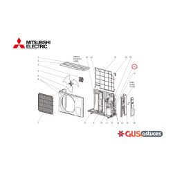 Ensemble vanne d'expansion G2W005668 Mitsubishi
