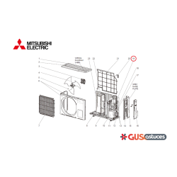 Vanne 4 voies G2W002665 Mitsubishi