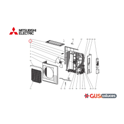 Support moteur E2233N515 Mitsubishi