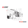 Moteur ventilateur E2291F301 Mitsubishi