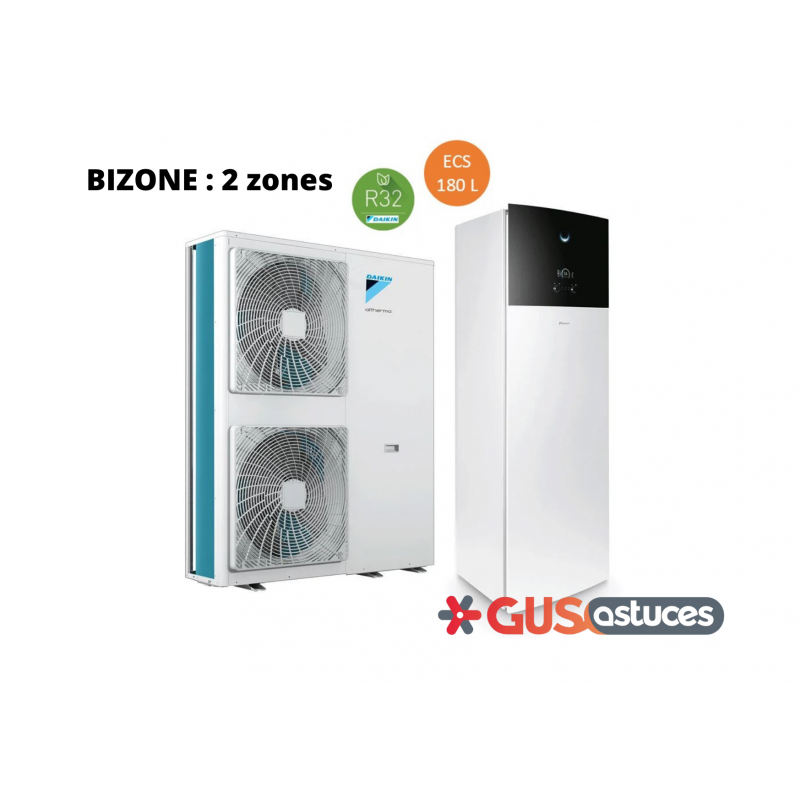 Altherma 3 - Hydrosplit 2 zones + ECS 180 Litres