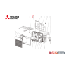 Support moteur G2W002154 Mitsubishi