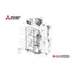 Bobine électrovanne T7WE66242 Mitsubishi