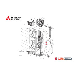 Vanne 4 voies R01E39403 Mitsubishi