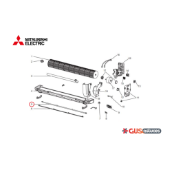 Volet supérieur E22C92040 Mitsubishi