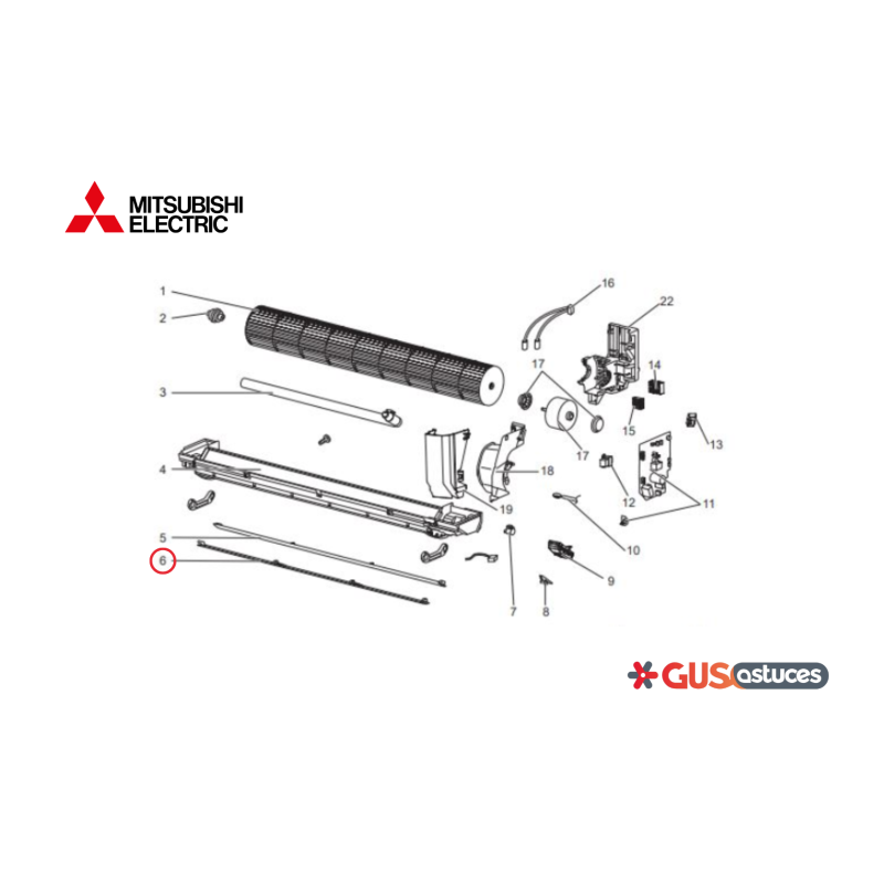 Volet inférieur E22C92041 Mitsubishi Volet inférieur E22C92041 Mitsubishi