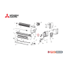 Bornier T7WE54716 Mitsubishi