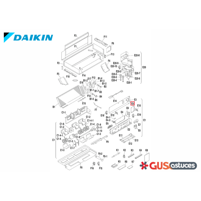 Platine 064192J Daikin Platine 064192J Daikin