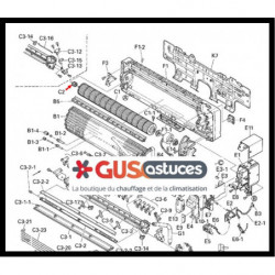 Roulement de ventilation 2456205 Daikin