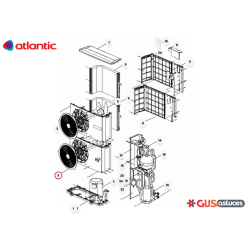 Grille de soufflage 711427 Atlantic