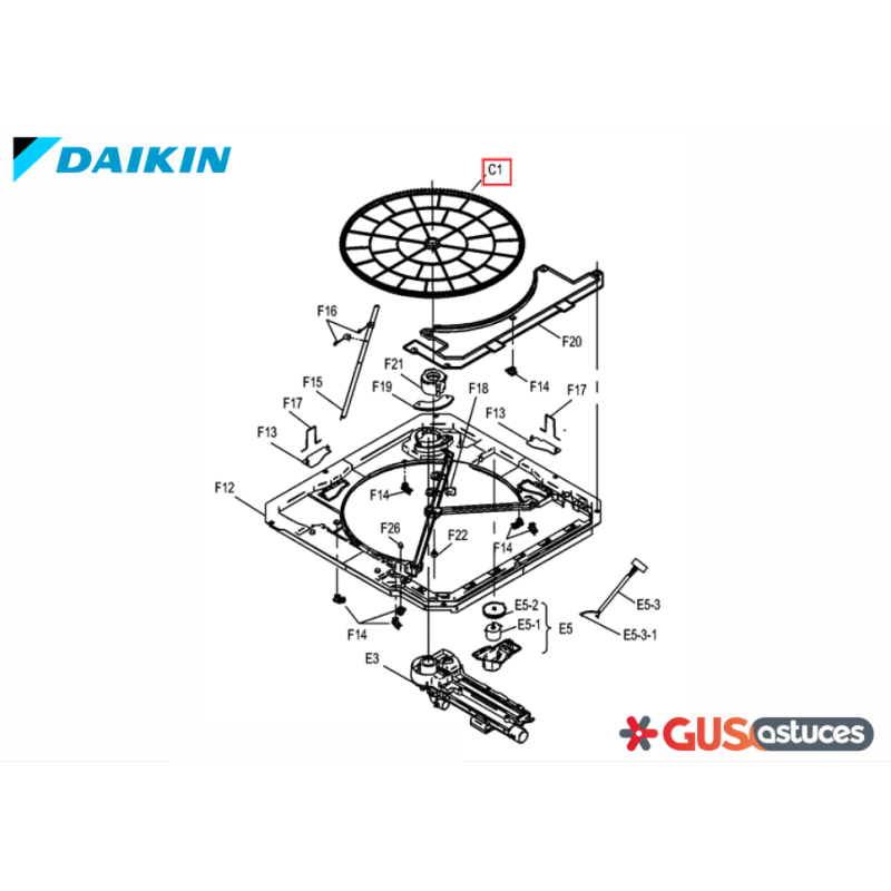 Filtre à air 5015187 Daikin