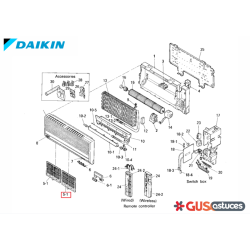 Filtre à air 0070511 Daikin