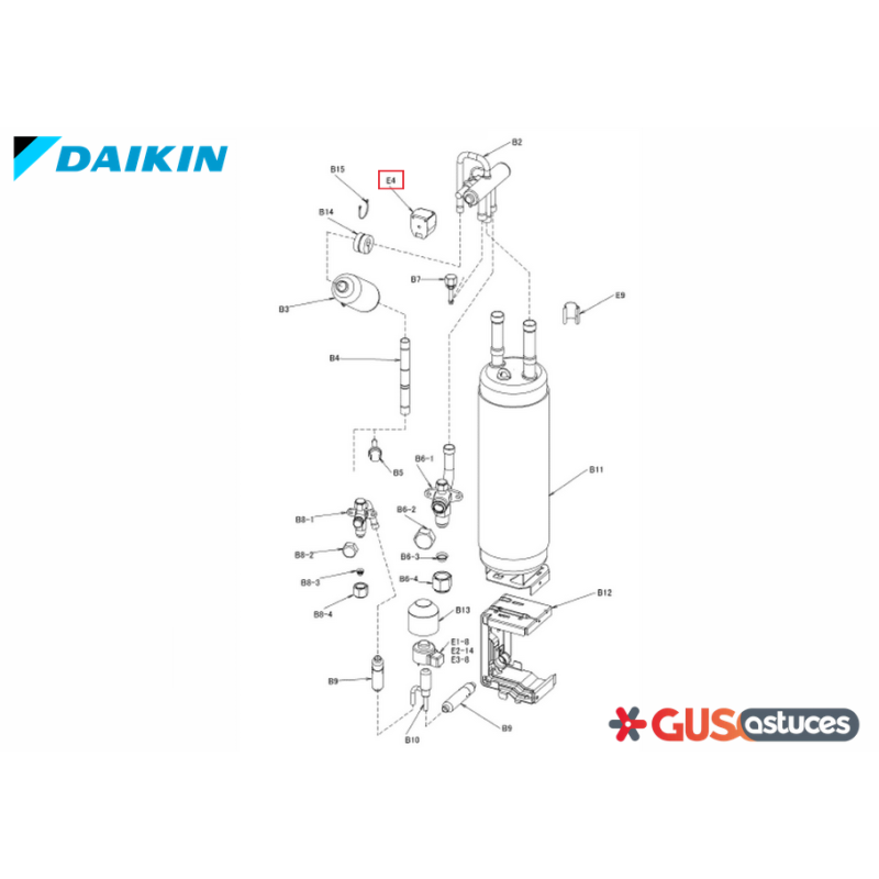 Bobine vanne 4 voies 5011757 Daikin Bobine vanne 4 voies 5011757 Daikin