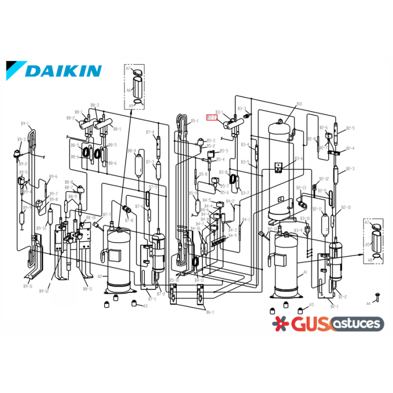 Bobine vanne 4 voies 300820P Daikin Bobine vanne 4 voies 300820P Daikin