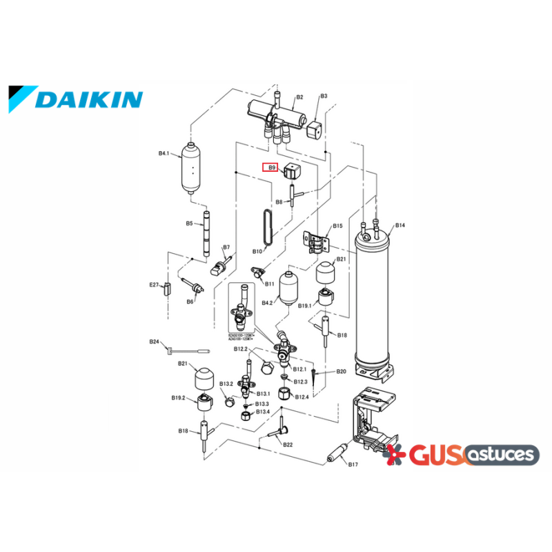 Bobine vanne 4 voies 5017096 Daikin Bobine vanne 4 voies 5017096 Daikin