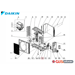 Bobine vanne 4 voies 5012341 Daikin