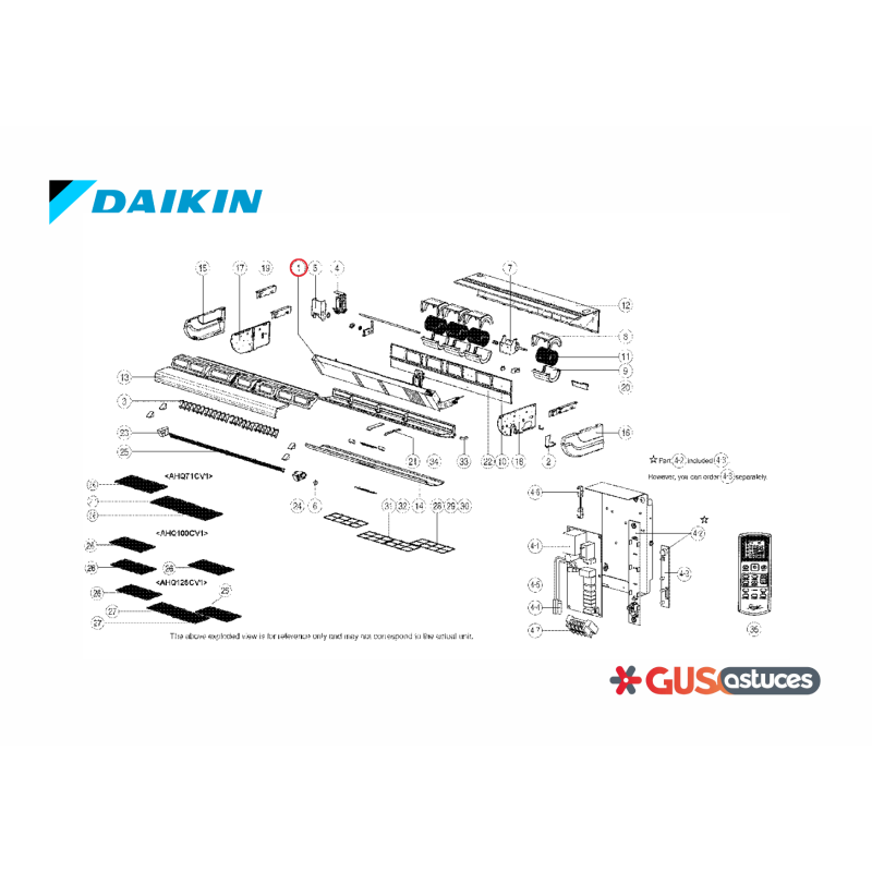 Évaporateur 4010290 Daikin