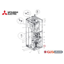 Échangeur S70C03408 Mitsubishi