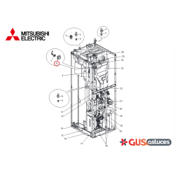 Manomètre S70C80206 Mitsubishi
