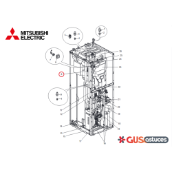 Vanne 3 voies S70C34406 Mitsubishi