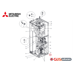 Filtre magnétique S70C01452 Mitsubishi