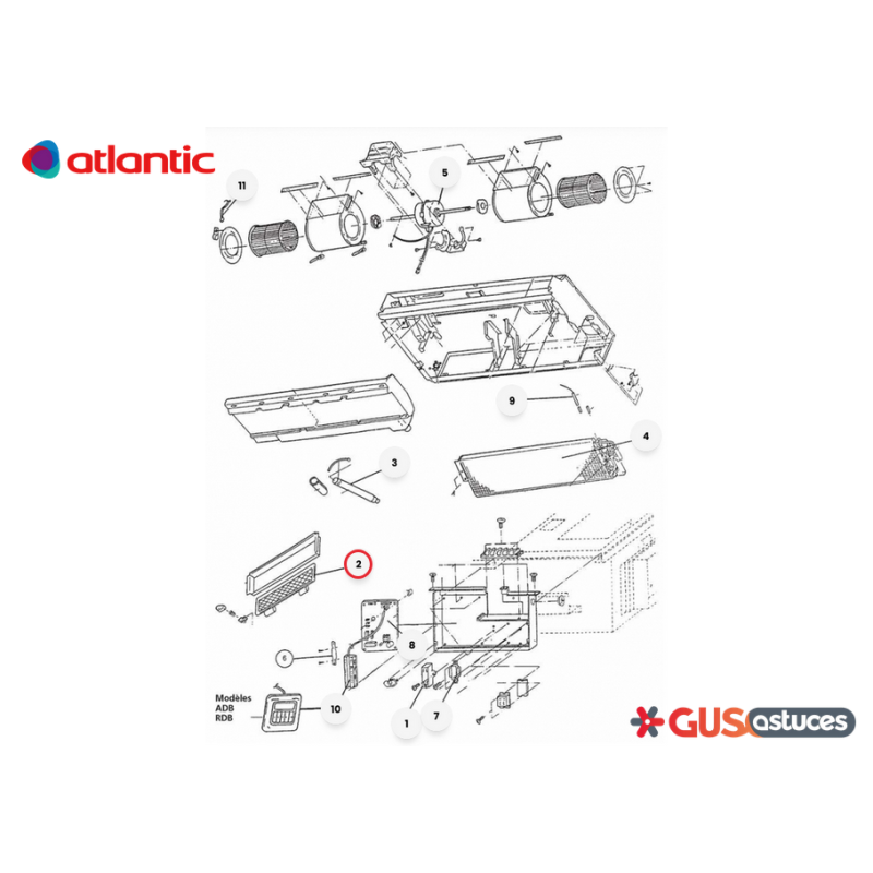 Filtre 899577 Atlantic Filtre 899577 Atlantic