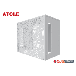 Cache climatisation Jungle Blanc Atole