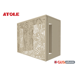 Cache climatisation Jungle Crème Atole