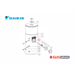 Anode pour ballon 150L 302903P Daikin