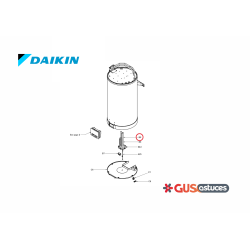 Magnésium anode 5040321 Daikin
