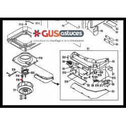 Vis de fixation 103138J Daikin