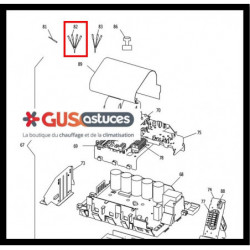 Ensemble de sondes R6T-R8T 302281P Daikin