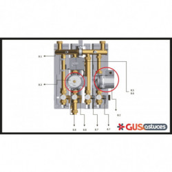 Circulateur pour Kit Bizone 5038191 Daikin