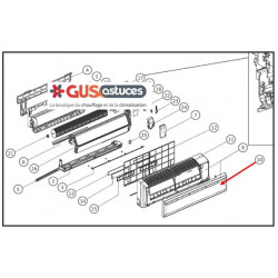 Panneau avant 4013493 Daikin