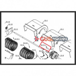 Vis hexagonale de fixation 117949J Daikin