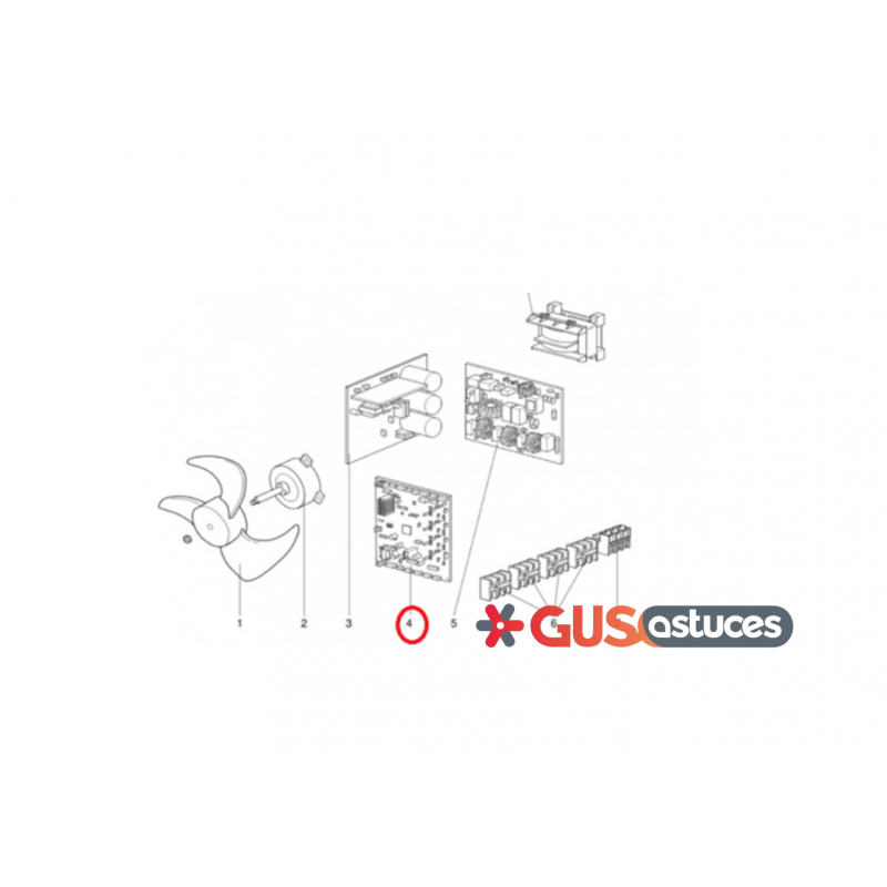 Carte de contrôle E22F20450 Mitsubishi
