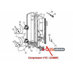 Compresseur 1238891 Daikin