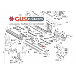 Volet de soufflage vertical 1396425 Daikin